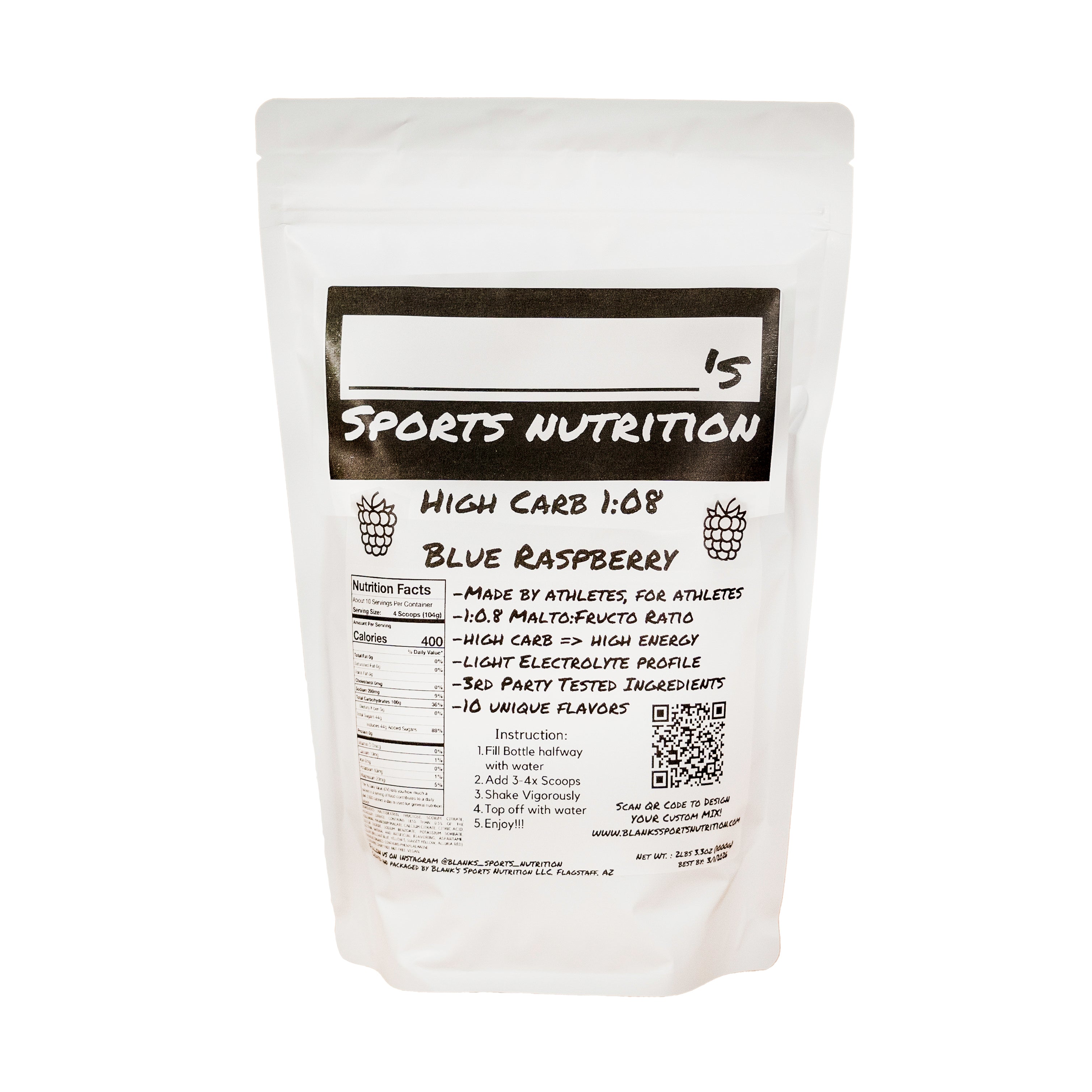 Blank's High Carb 1:0.8