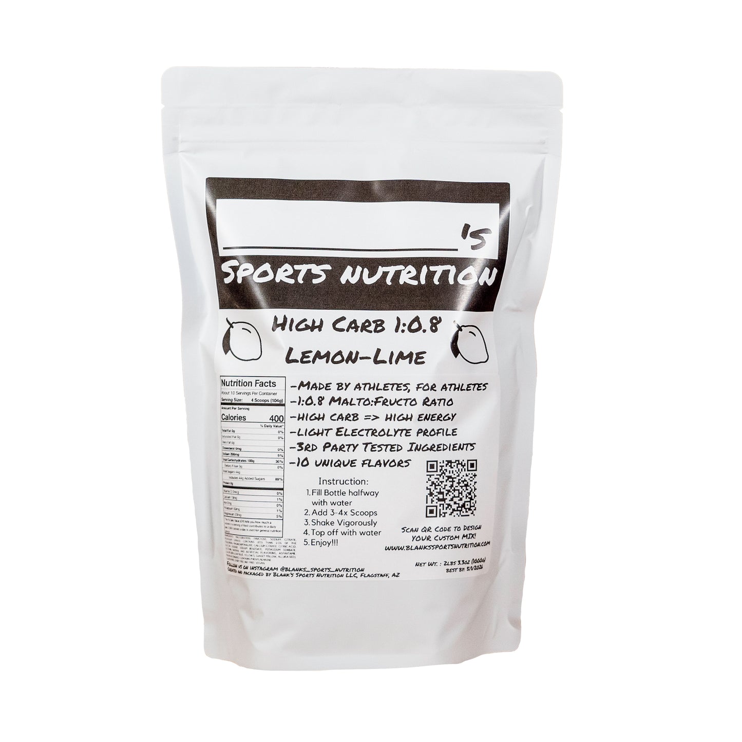 Blank's High Carb 1:0.8