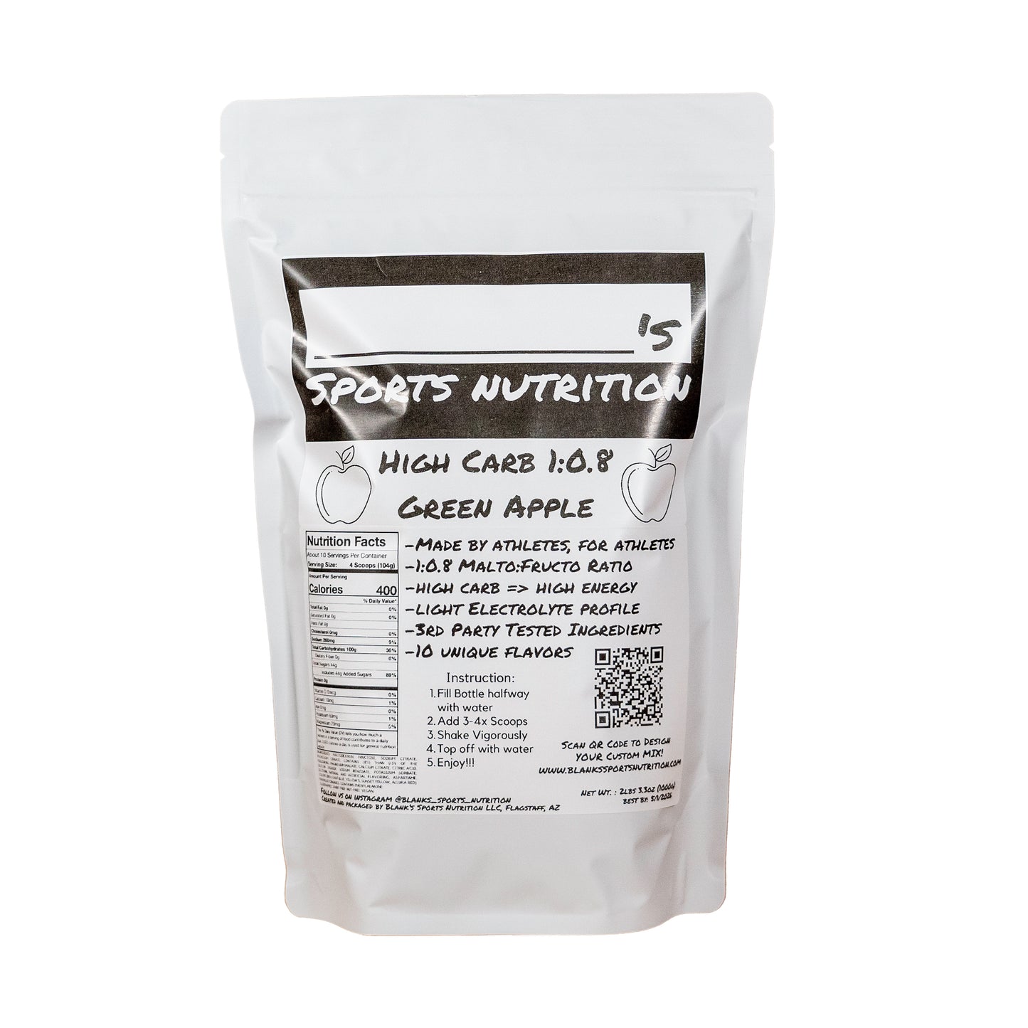 Blank's High Carb 1:0.8