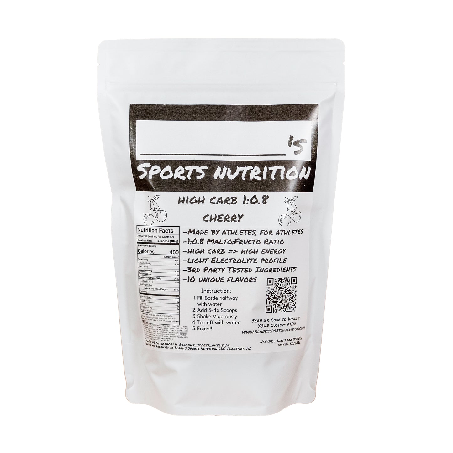 Blank's High Carb 1:0.8