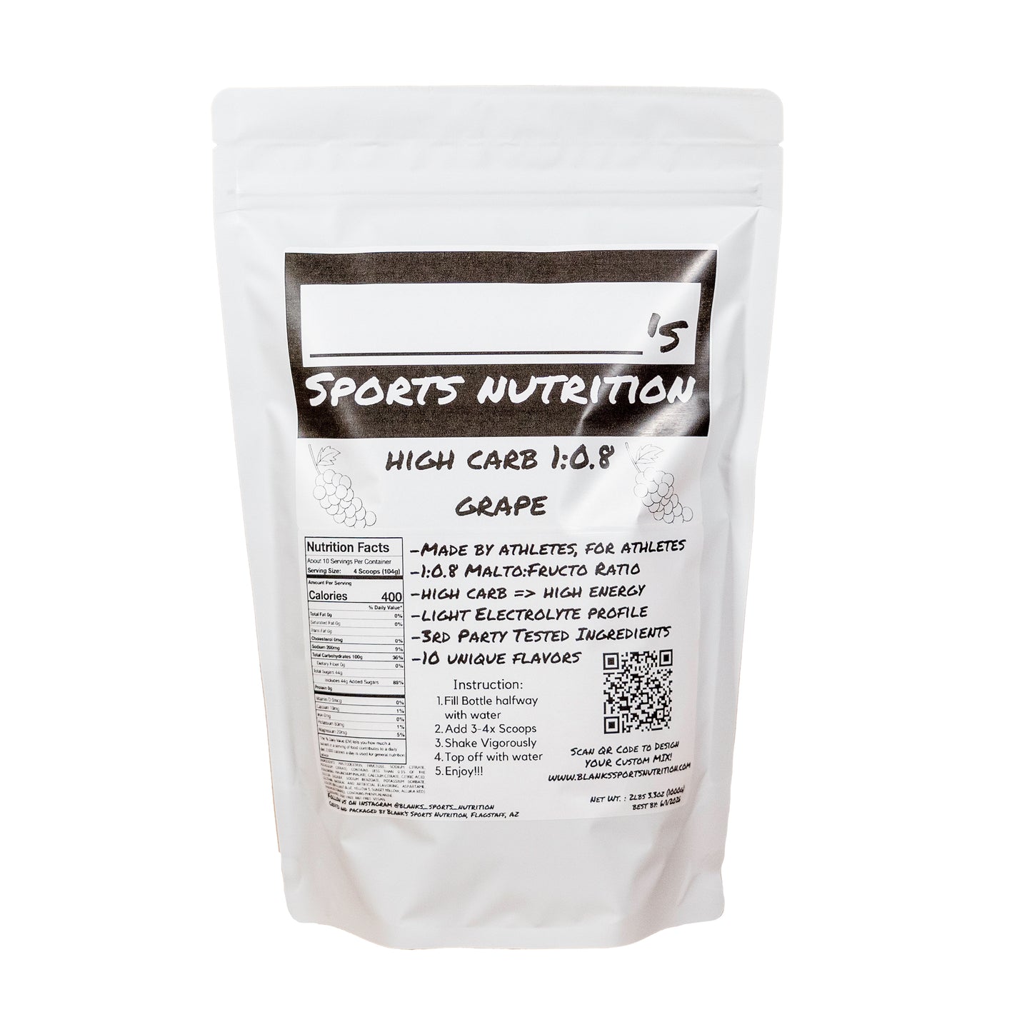 Blank's High Carb 1:0.8