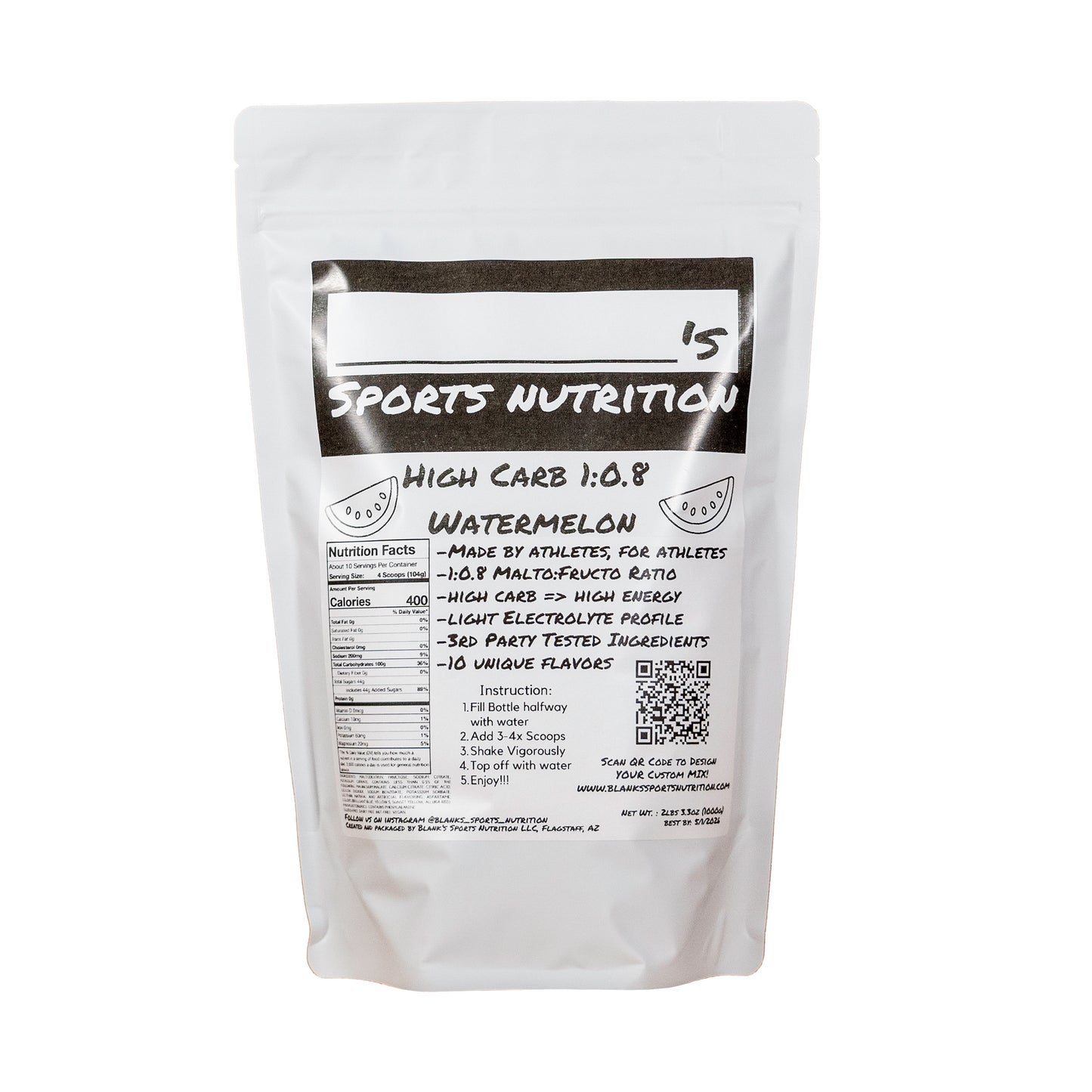 Blank's High Carb 1:0.8