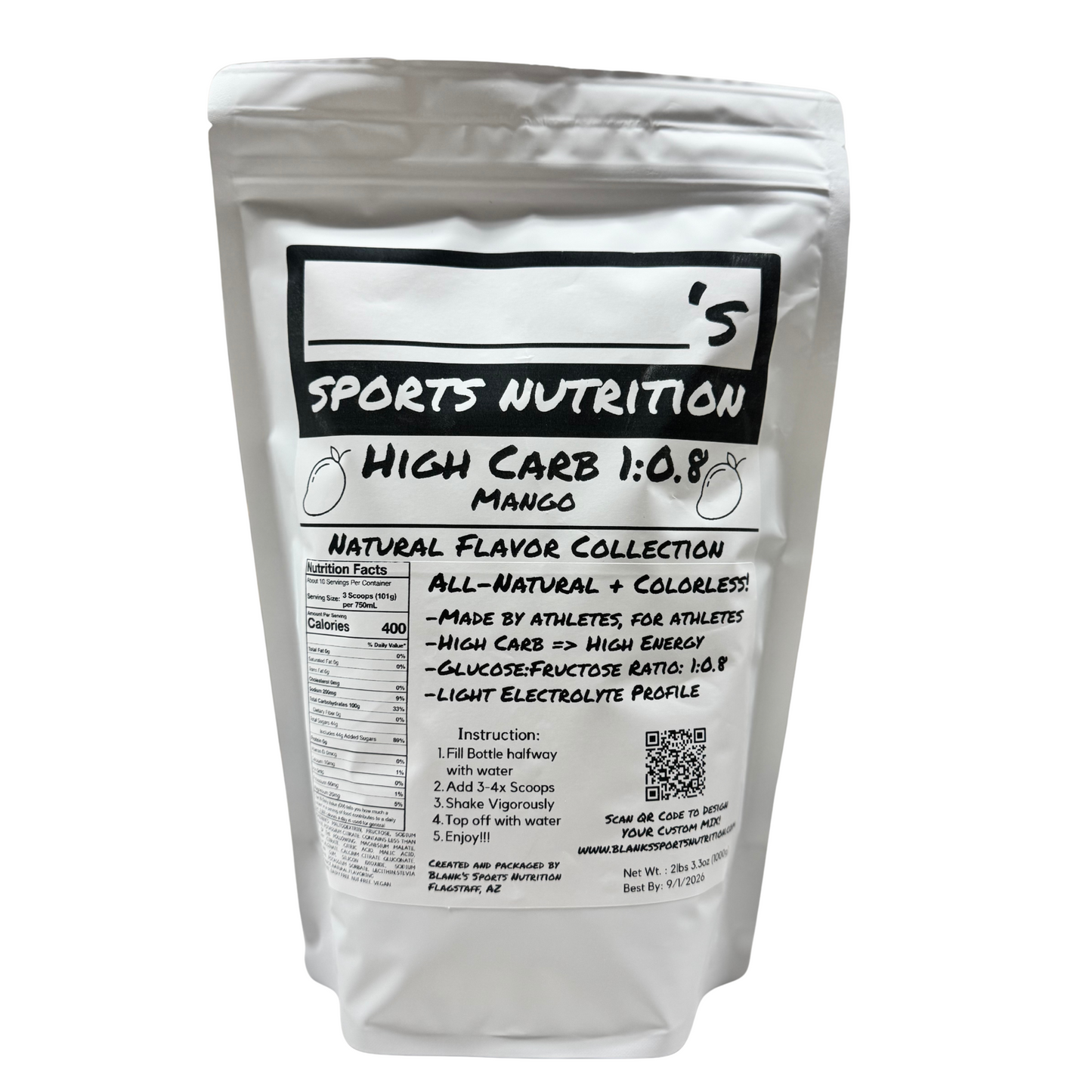 Blank's High Carb 1:0.8