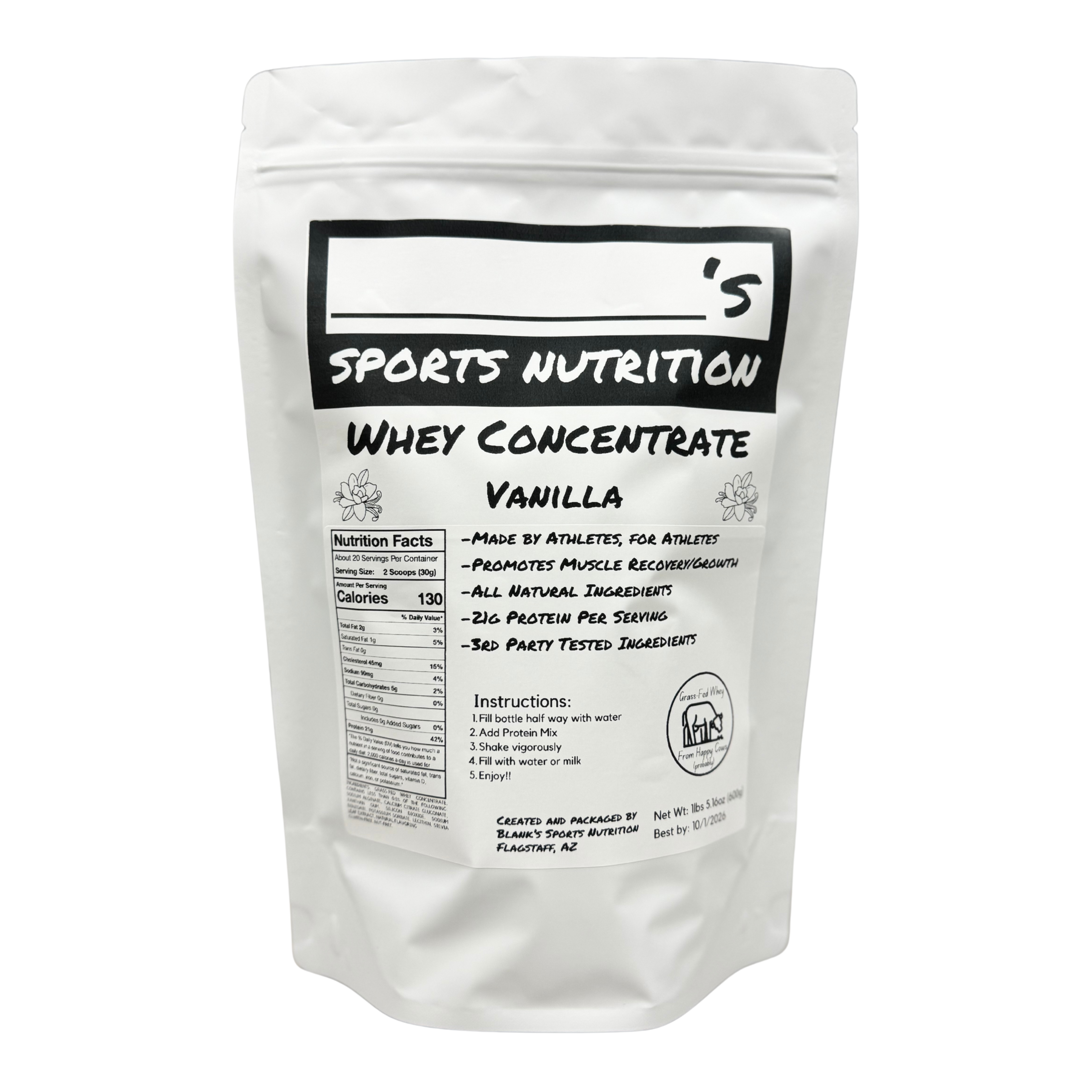 Blank's Protein Powder