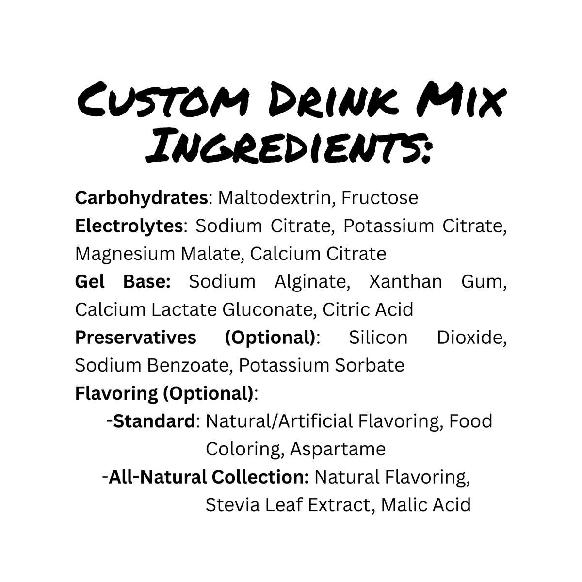 Beautiful view of Create A Custom Hydration Sports Drink Mix Infinit Nutrition