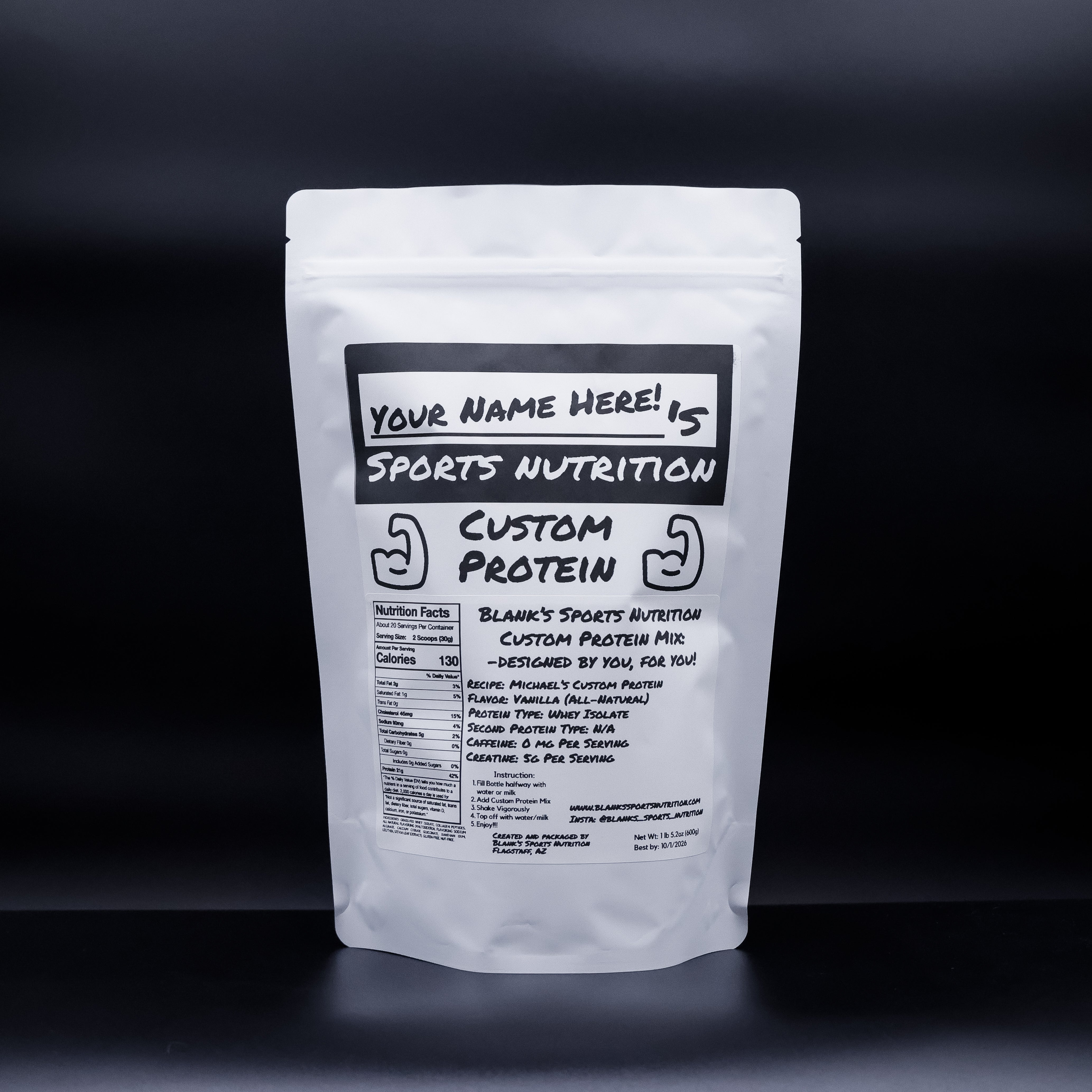 Custom Protein Powder